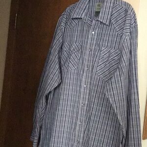 Western Shirt XLT G&C Blue